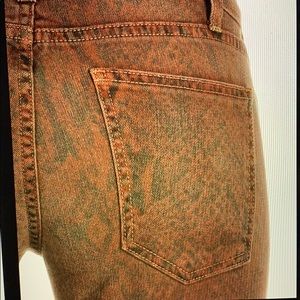 Current Elliott Ankle Skinny. Cinnamon.